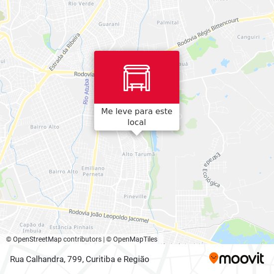 Rua Calhandra, 799 mapa