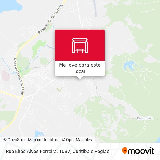 Rua Elías Alves Ferreira, 1087 mapa