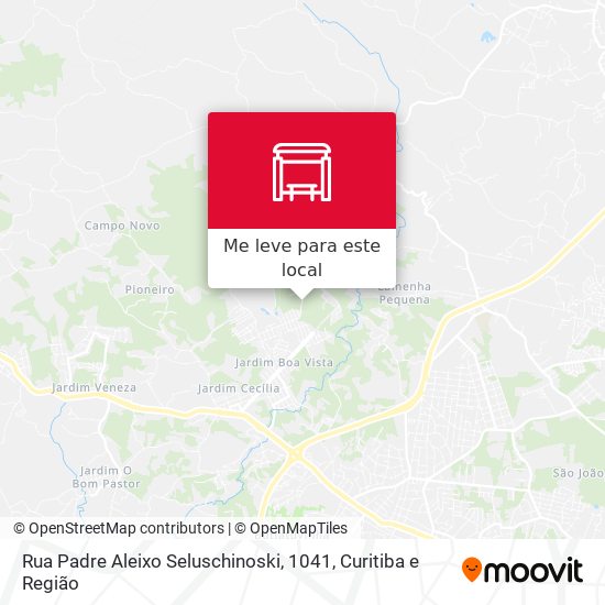 Rua Padre Aleixo Seluschinoski, 1041 mapa