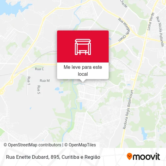 Rua Enette Dubard, 895 mapa