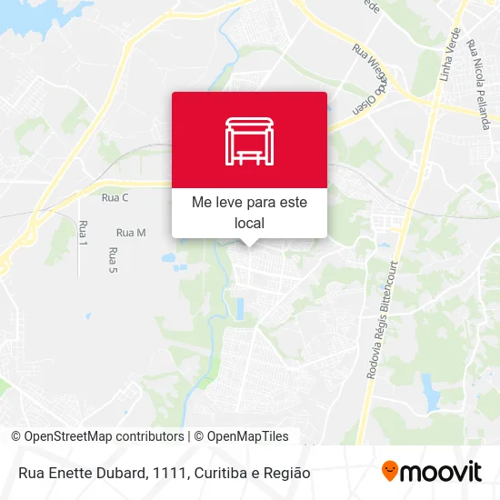 Rua Enette Dubard, 1111 mapa
