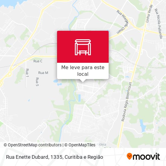 Rua Enette Dubard, 1335 mapa