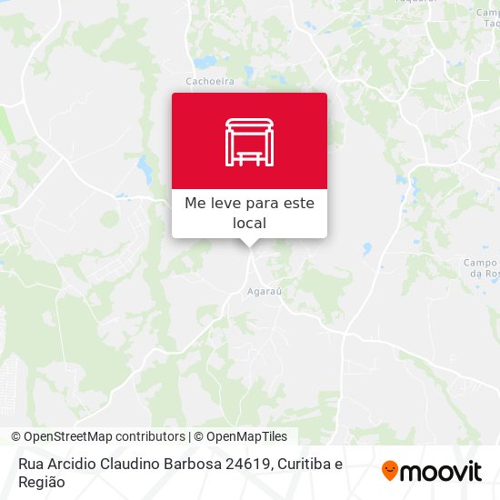 Rua Arcidio Claudino Barbosa 24619 mapa