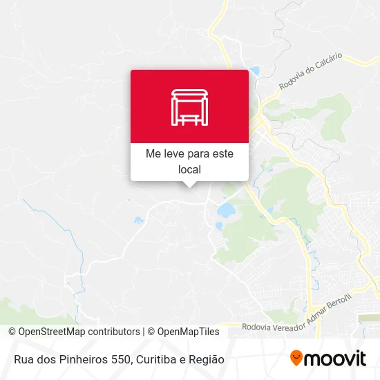 Rua dos Pinheiros 550 mapa