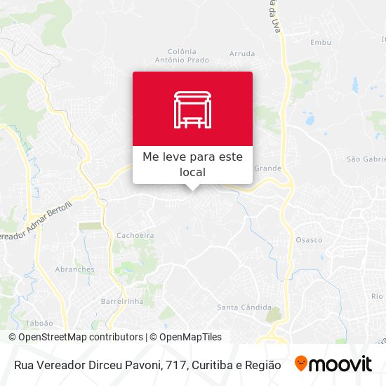 Rua Vereador Dirceu Pavoni, 717 mapa