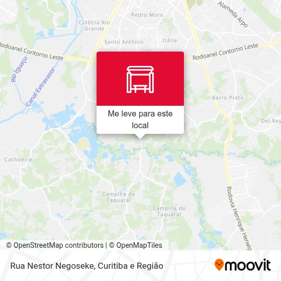 Rua Nestor Negoseke mapa