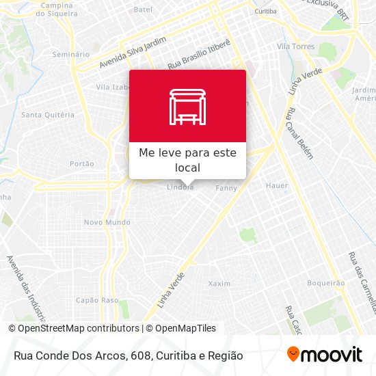 Rua Conde Dos Arcos, 608 mapa