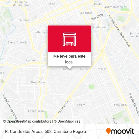 R. Conde dos Arcos, 608 mapa