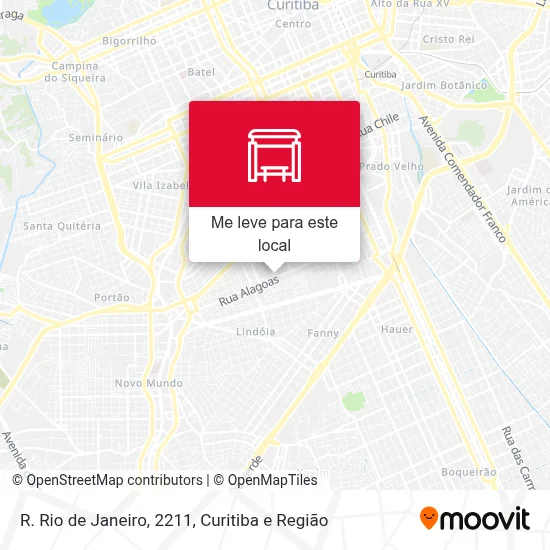 R. Rio de Janeiro, 2211 mapa