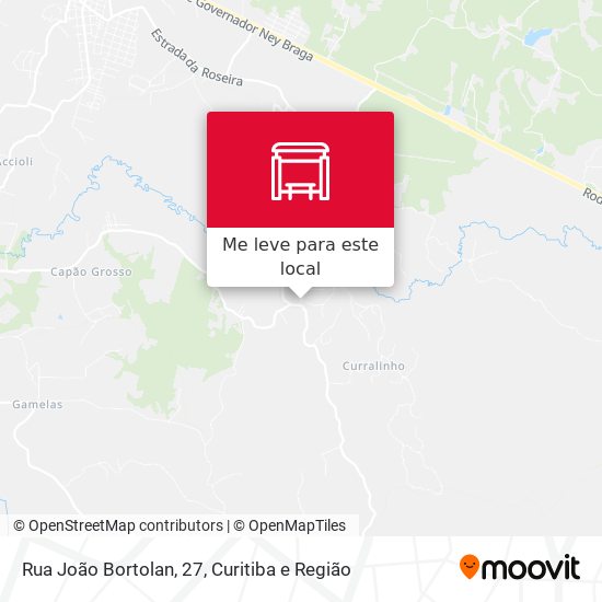 Rua João Bortolan, 27 mapa