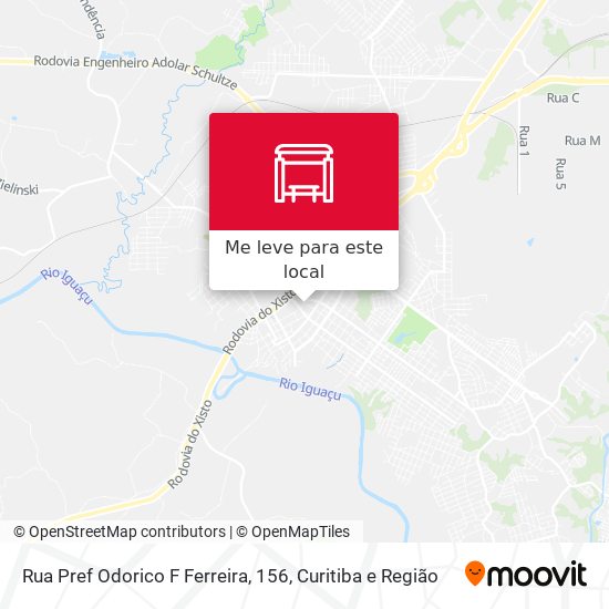 Rua Pref Odorico F Ferreira, 156 mapa