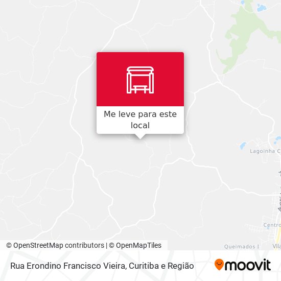 Rua Erondino Francisco Vieira mapa