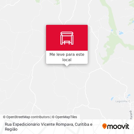 Rua Expedicionário Vicente Rompava mapa