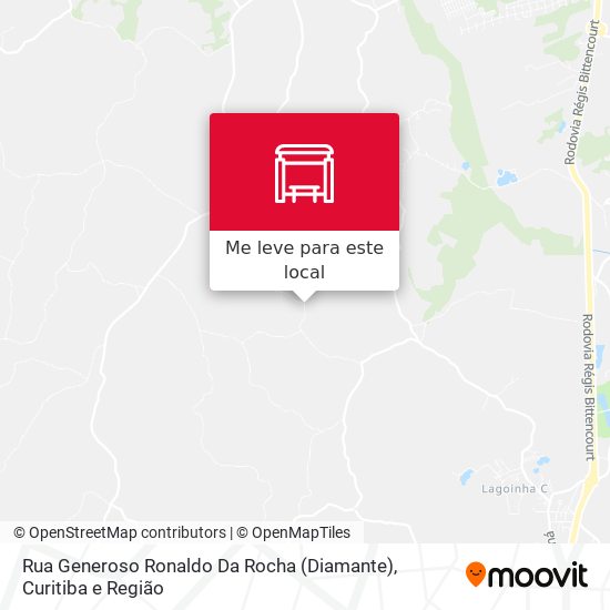 Rua Generoso Ronaldo Da Rocha (Diamante) mapa