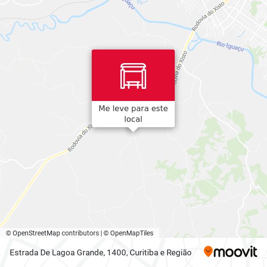 Estrada De Lagoa Grande, 1400 mapa