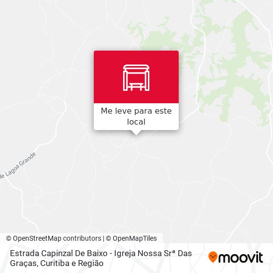 Estrada Capinzal De Baixo - Igreja Nossa Srª Das Graças mapa