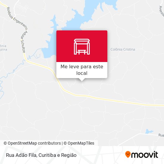 Rua Adão Fila mapa