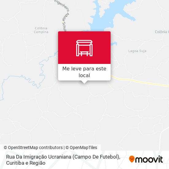 Rua Da Imigração Ucraniana (Campo De Futebol) mapa