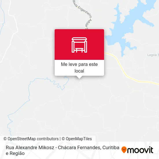 Rua Alexandre Mikosz - Chácara Fernandes mapa