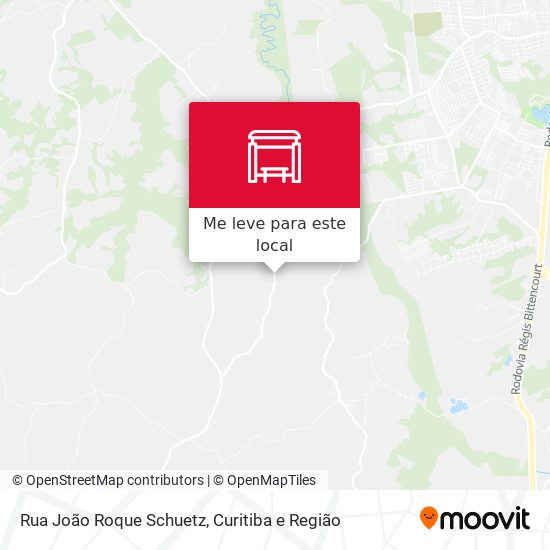 Rua João Roque Schuetz mapa