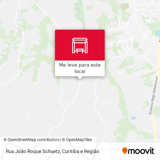 Rua João Roque Schuetz mapa