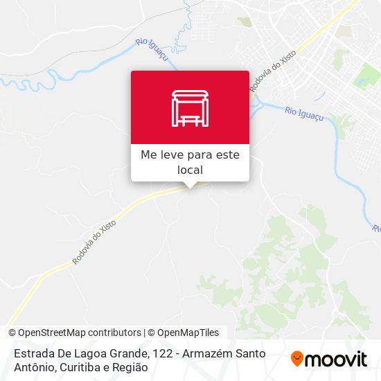 Estrada De Lagoa Grande, 122 - Armazém Santo Antônio mapa