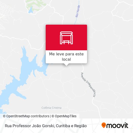 Rua Professor João Gorski mapa