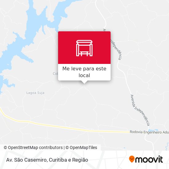 Av. São Casemiro mapa