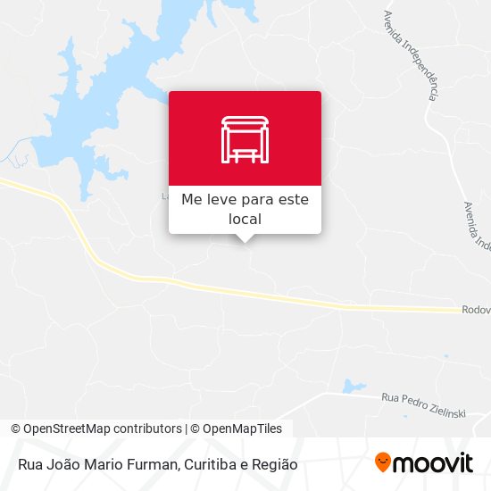 Rua João Mario Furman mapa