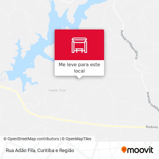 Rua Adão Fila mapa