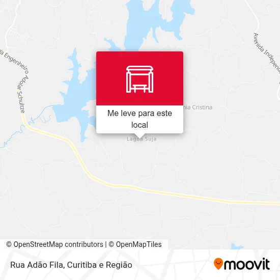 Rua Adão Fila mapa