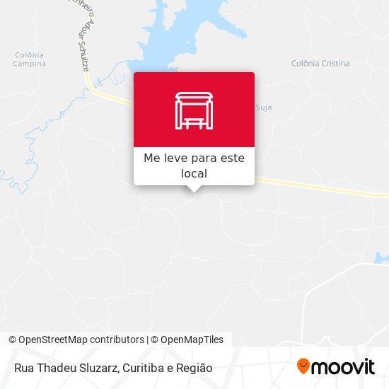 Rua Thadeu Sluzarz mapa