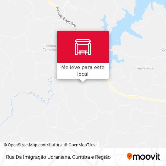 Rua Da Imigração Ucraniana mapa