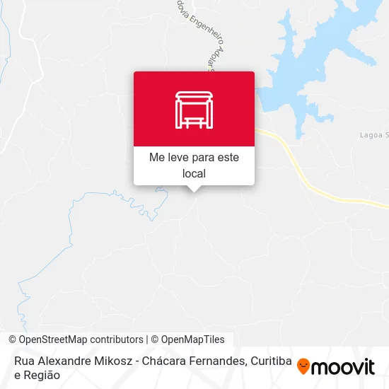 Rua Alexandre Mikosz - Chácara Fernandes mapa