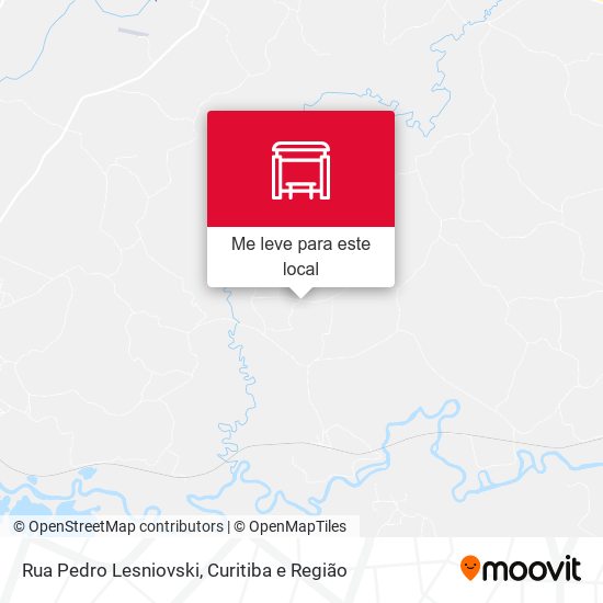 Rua Pedro Lesniovski mapa