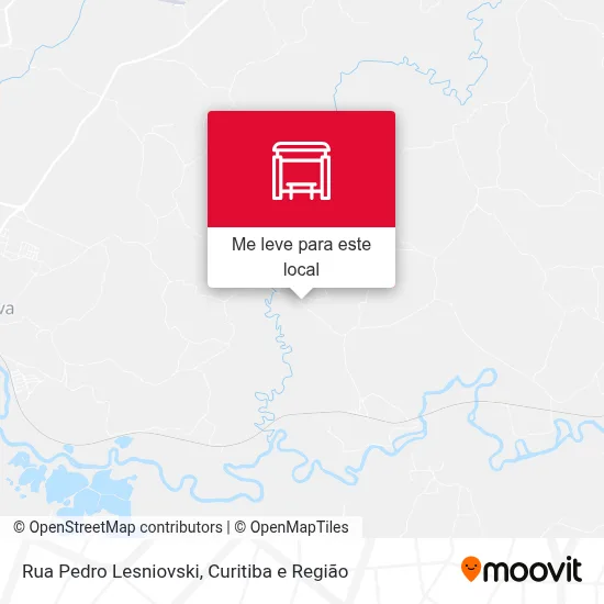 Rua Pedro Lesniovski mapa