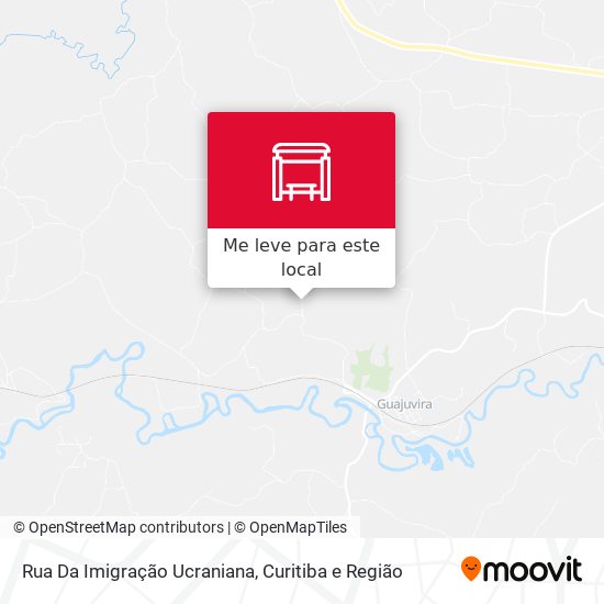 Rua Da Imigração Ucraniana mapa
