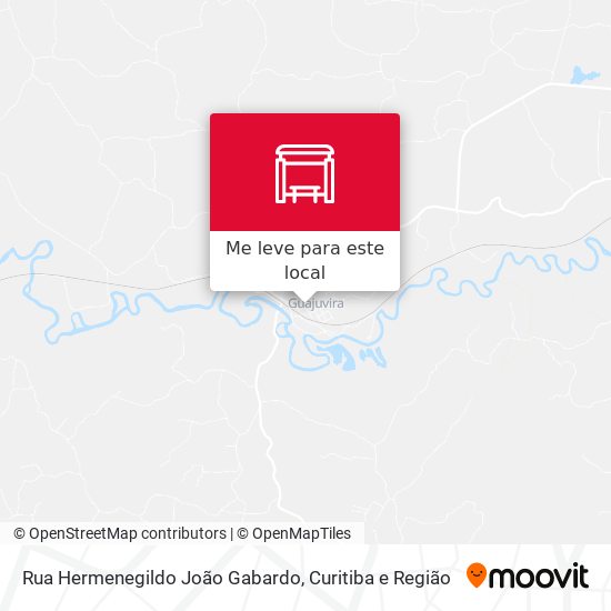 Rua Hermenegildo João Gabardo mapa