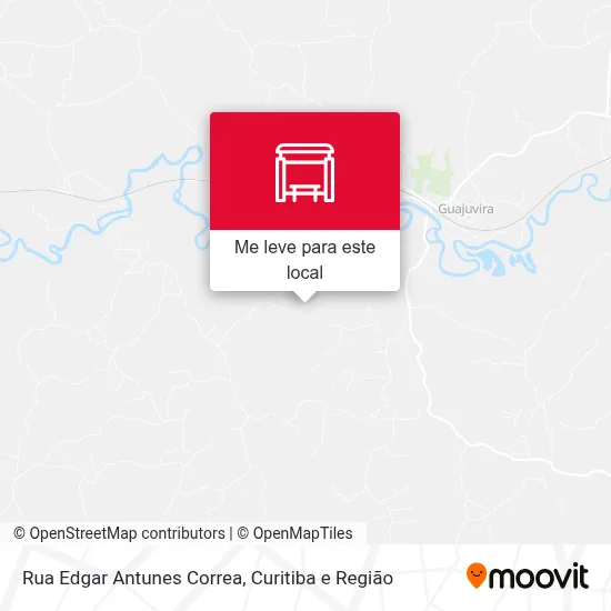 Rua Edgar Antunes Correa mapa