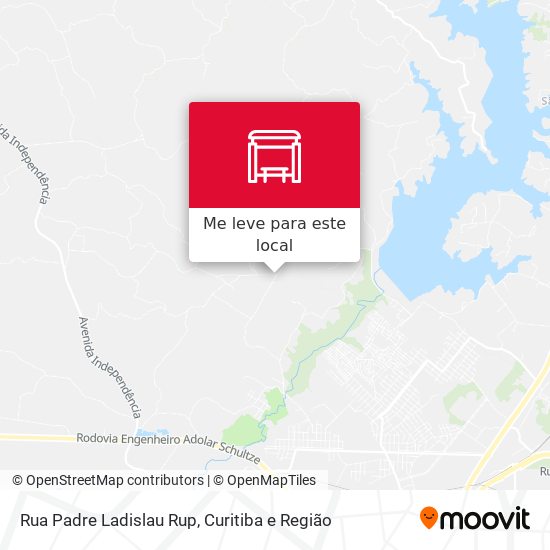 Rua Padre Ladislau Rup mapa