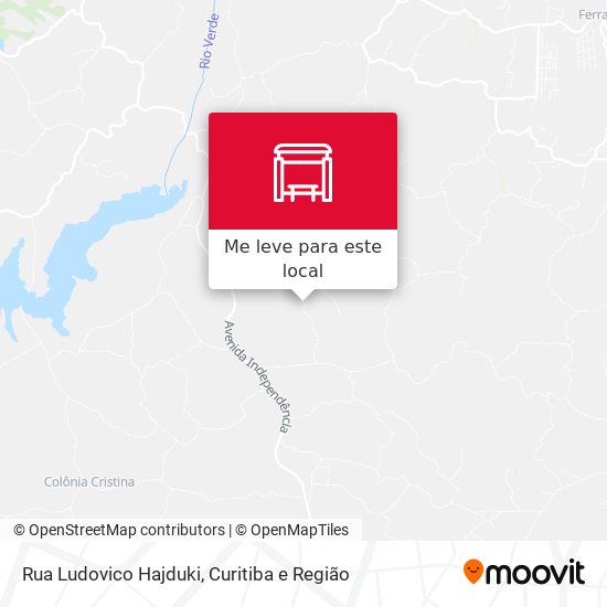 Rua Ludovico Hajduki mapa