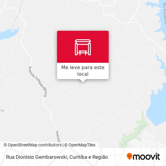 Rua Dionisio Gembarowski mapa