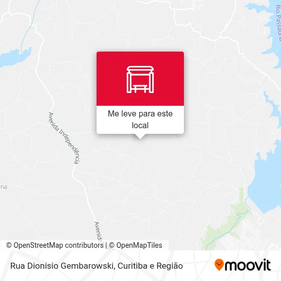 Rua Dionisio Gembarowski mapa