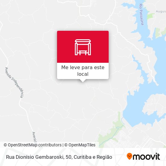 Rua Dionísio Gembaroski, 50 mapa