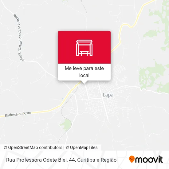 Rua Professora Odete Blei, 44 mapa