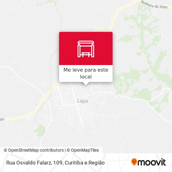 Rua Osvaldo Falarz, 109 mapa