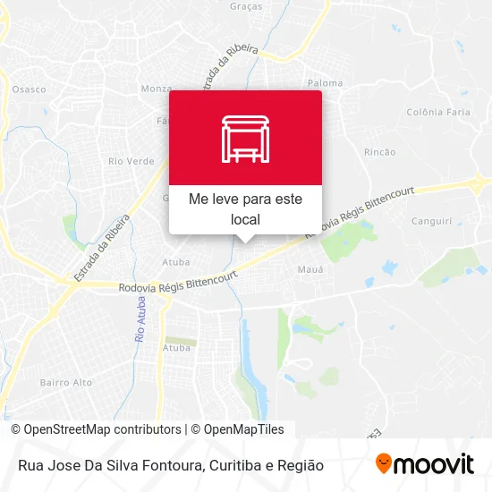 Rua Jose Da Silva Fontoura mapa