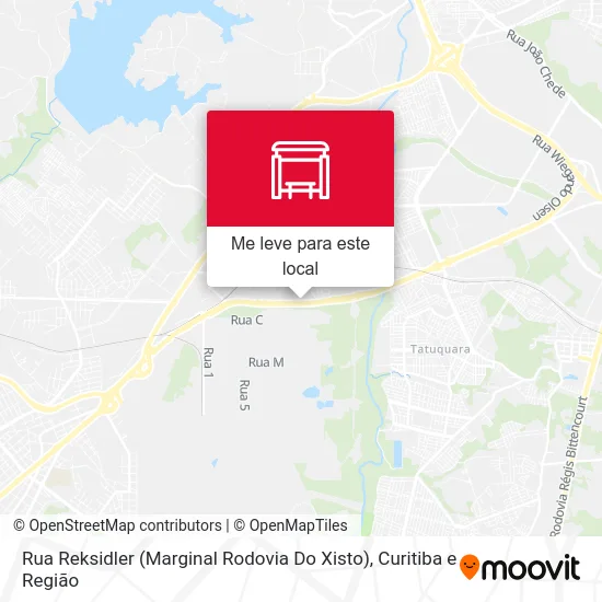 Rua Reksidler (Marginal Rodovia Do Xisto) mapa