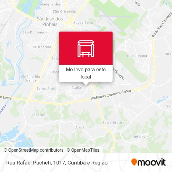 Rua Rafael Pucheti, 1017 mapa