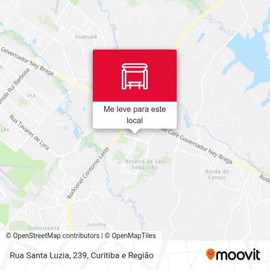 Rua Santa Luzia, 239 mapa